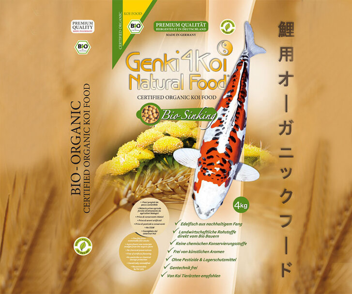 Genki4Koi® Bio Sinking 2x5 kg IT BIO 013 + 1kg Genki4Fish Color&Grower Bits